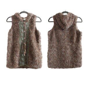 Lady Story 3D-Floral Hooded Vest